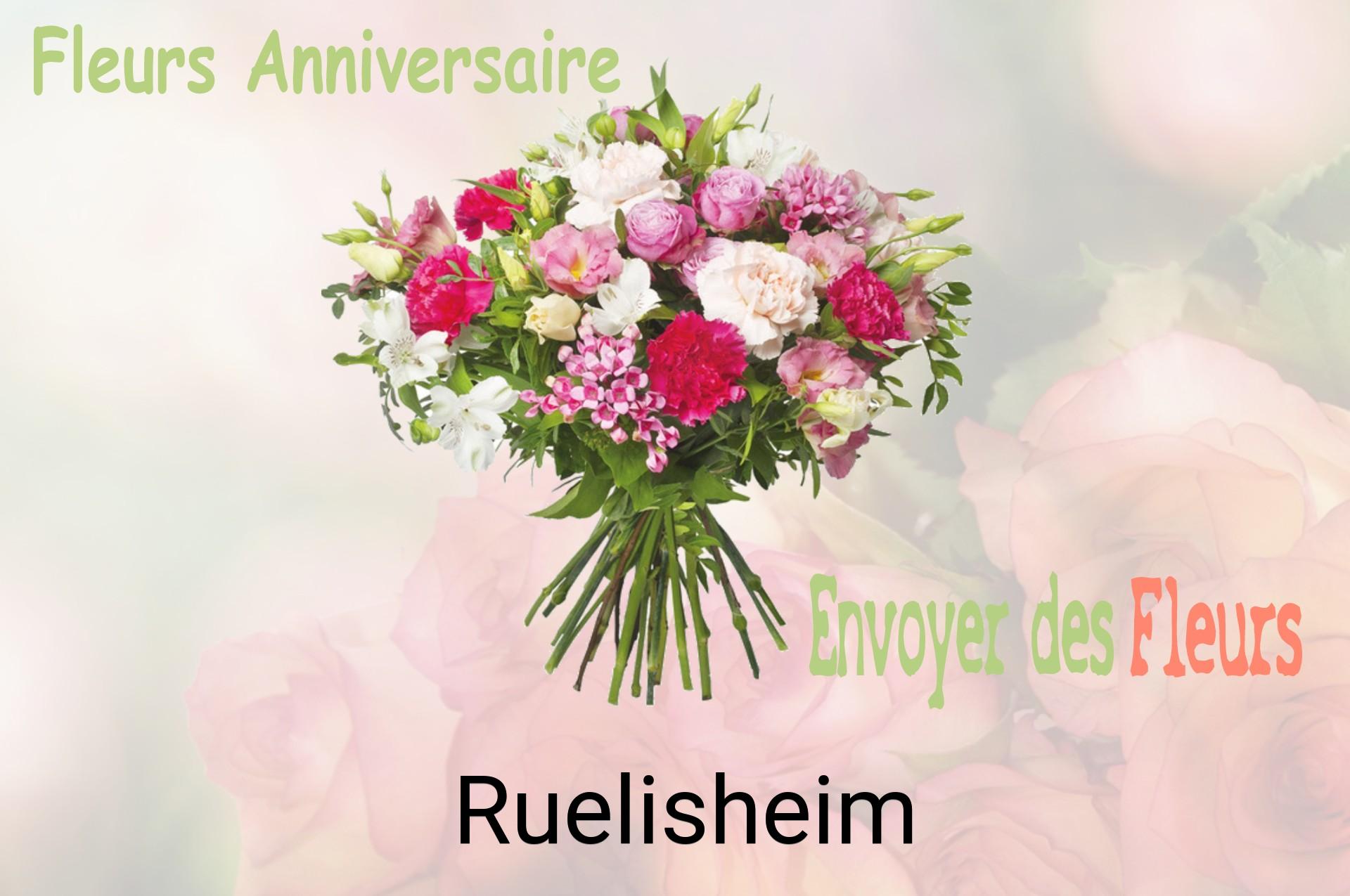 Bouquet de fleurs d’anniversaire livré à Ruelisheim